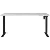 GERMANIA PROFI 2.0 Electronically Height Adjustable Desk Light Grey 1,600 (W) x 800 (D) x 1,180 (H) mm