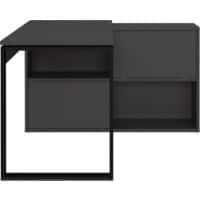 GERMANIA RENTON Corner Desk Graphite 1,450 (W) x 1,200 (D) x 750 (H) mm