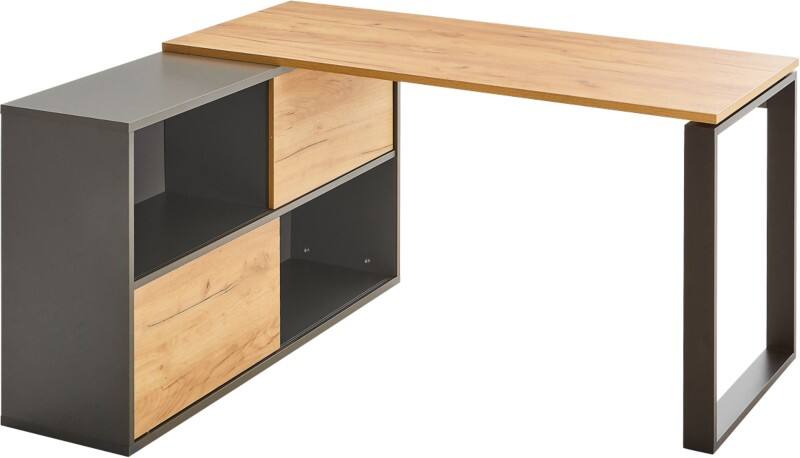 GERMANIA RENTON Corner Desk Oak 1,450 (W) x 1,200 (D) x 750 (H) mm