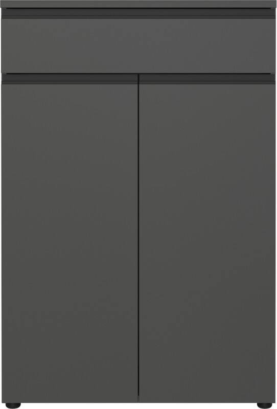 GERMANIA BEDANO Filing Cabinet 1 Drawer 810 x 400 x 1,200 mm Graphite