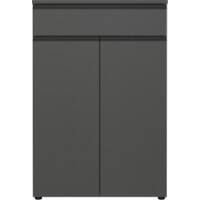 GERMANIA BEDANO Filing Cabinet 1 Drawer 810 x 400 x 1,200 mm Graphite