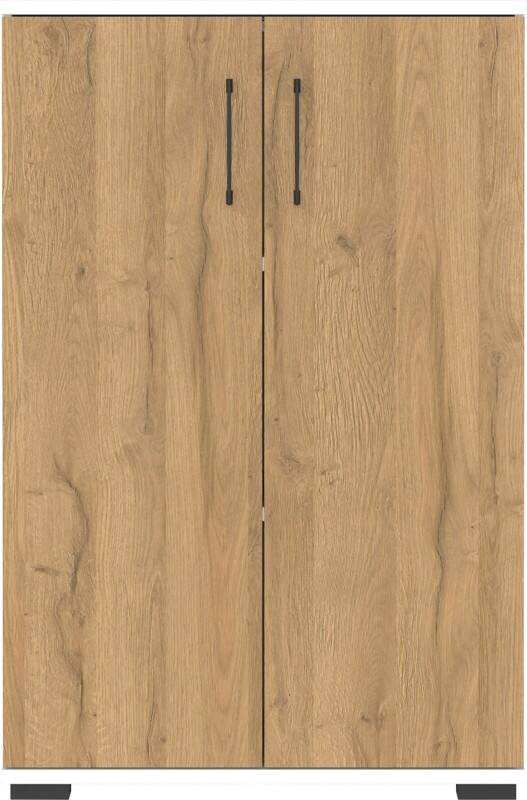 GERMANIA PROFI 2.0 Filing Cabinet 800 x 400 x 1,230 mm Light Brown, White