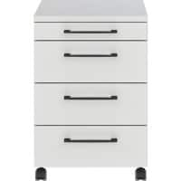 GERMANIA PROFI 2.0 Mobile Pedestal 4 Drawers 42 x 49 x 61 cm Light Grey