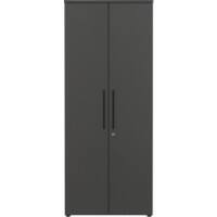 GERMANIA RENTON Filing Cabinet Lockable 80 x 40 x 197 cm Graphite