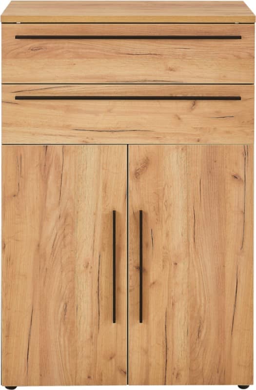 GERMANIA RENTON Filing Cabinet 2 Drawers 800 x 400 x 1,200 mm Graphite