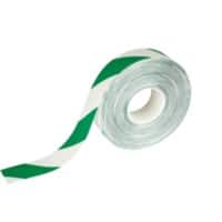 DURABLE Floor Marking Tape Green, White 50 mm (W) x 30 m (L) PVC (Polyvinyl Chloride)   