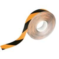 DURABLE Floor Marking Tape Black, Yellow 50 mm (W) x 30 m (L) PVC (Polyvinyl Chloride)   