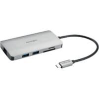 Kensington UH1400P USB-C 8-in-1 Mobile Hub K33820WW Silver