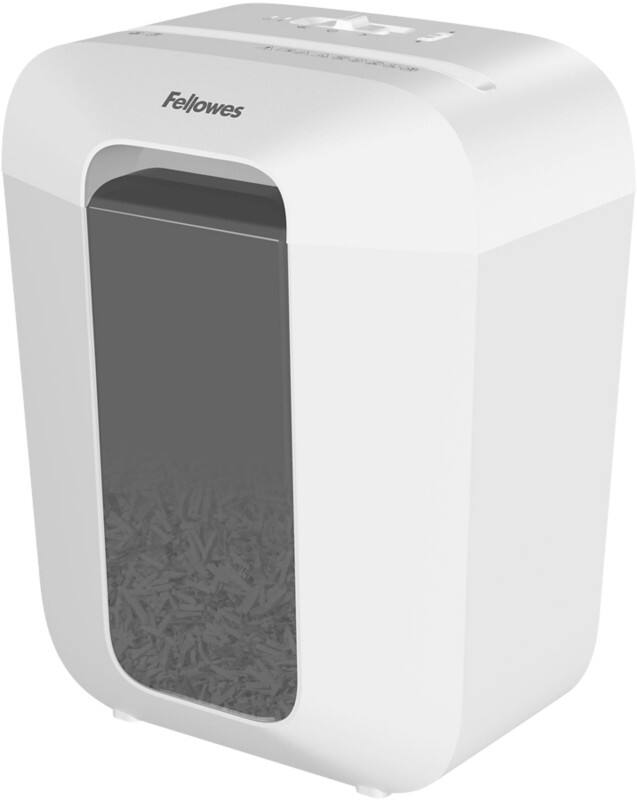 Fellowes Shredder 9 Sheets Cross Cut Security Level P-4, T-4 17 L LX50