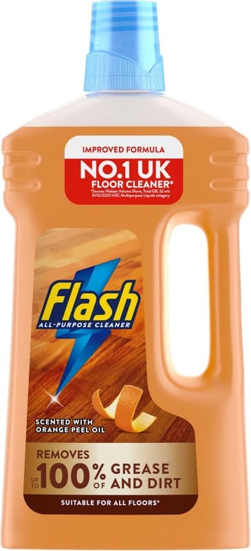 Flash Wood Multipurpose Cleaner Liquid Orange 1 L