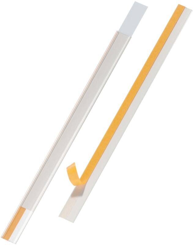 DURABLE SCANFIX Placard Label Holders Adhesive Adhesive 803919 100 (W) x 4 (H) cm 803919 Pack of 25