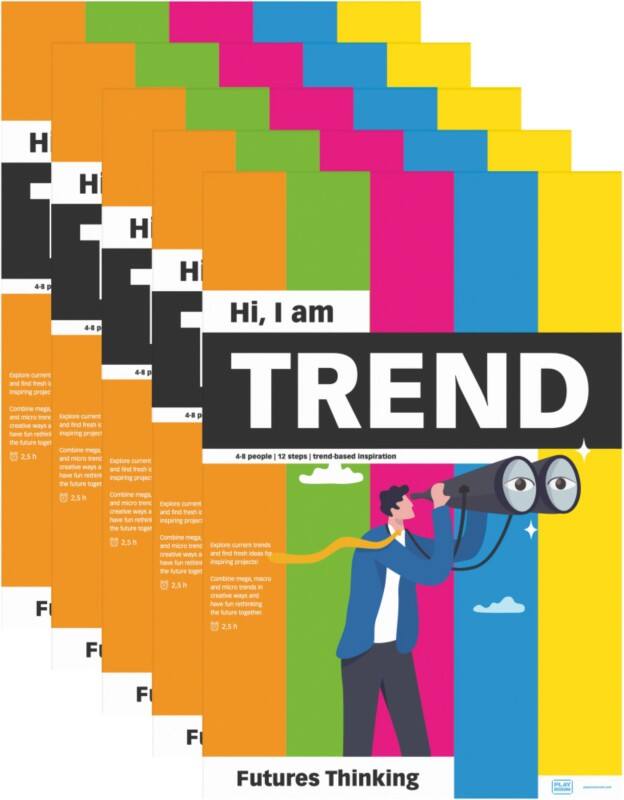 PLAYROOM Flipchart Pad Paper 403 (W) x 220 (D) x 710 (H) mm Assorted Pack of 5