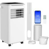 HOMCOM Portable Air Conditioner 9000 20 m² 0.5 L Cream White 823-044V70WT  
