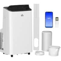 HOMCOM Portable Air Conditioner 12000 26 m² 0.5 L White 823-047V70WT  