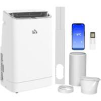 HOMCOM Portable Air Conditioner 14000 35 m² 0.5 L White 823-049V70WT  