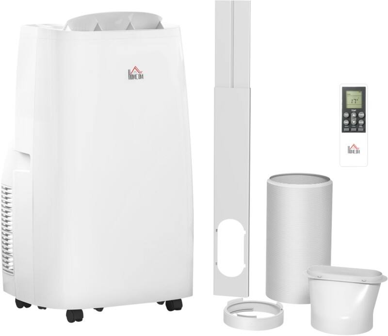 HOMCOM  Portable Air Conditioner 14000 40 m² 0.8 L White 823-053V70WT  