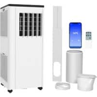 HOMCOM Portable Air Conditioner 7000 15 m² 0.5 L White 823-060V70WT  