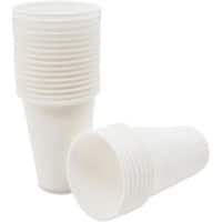 Disposable Cups PP (Polypropylene) 200 ml White 90 mm Pack of 100