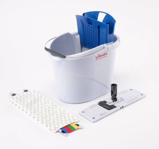 Vileda Ultraspeed Mop Starter Kit Blue 45 x 39 x 30 cm 129672 3 Pieces