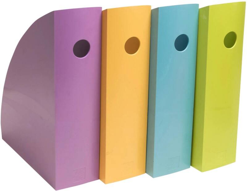 Exacompta Pop'N Co Magazine File A4+ Assorted Pack of 4 