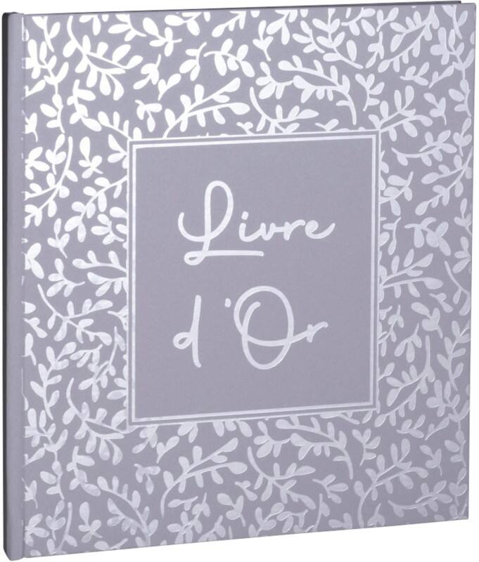 Exacompta AutentiK Visitors Book Blue, Grey 140 Pages 47365E  