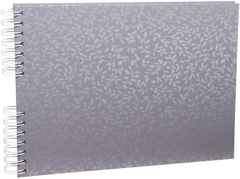 Exacompta AutentiK Photo Album Spiral Hardback 32 x 22 cm Blue, Grey 50 Sheets