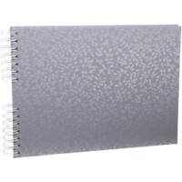 Exacompta AutentiK Photo Album Spiral Hardback 32 x 22 cm Blue, Grey 50 Sheets