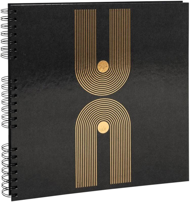 Exacompta Graphik Photo Album Spiral Hardback 32 x 32 cm Black 60 Sheets