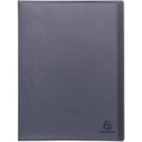 Exacompta Opak Display Book 20 Pockets A4 Black  