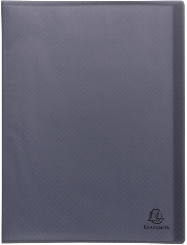 Exacompta Opak Display Book 40 Pockets A4 Black  