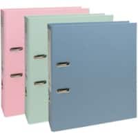 Exacompta AutentiK Lever Arch File A4 Assorted 53239E Cardboard Pack of 10