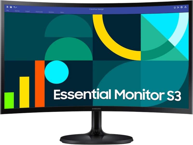 Samsung Essential S36GD 24" Curved Monitor Full HD LED VA 4 ms LS24D360GAUXXU