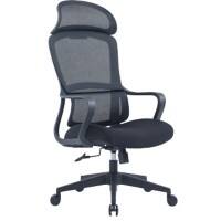 Viking Hera Office Chair Tilting Mechanism Mesh Fabric Fixed Armrests Height-Adjustable Seat Black 110 kg 600 x 430 mm