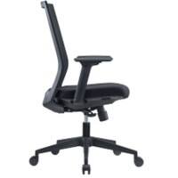 Viking Vega Office Chair Synchro Mechanism Mesh Fabric 3D Armrests Height-Adjustable Seat Black 110 kg 675 x 535 mm