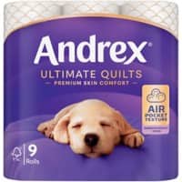 Andrex Ultimate Quilts Toilet Paper 2 Ply 04978336 Pack of 45