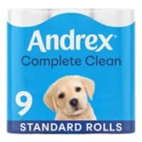 Andrex Complete Clean Toilet Paper 3 Ply 04474132 Pack of 36