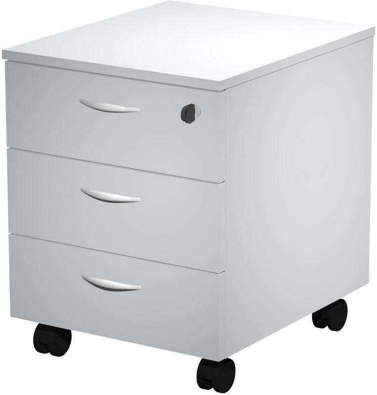 Basic Pedestal 3 Drawers Lockable 410 x 500 x 522 mm
