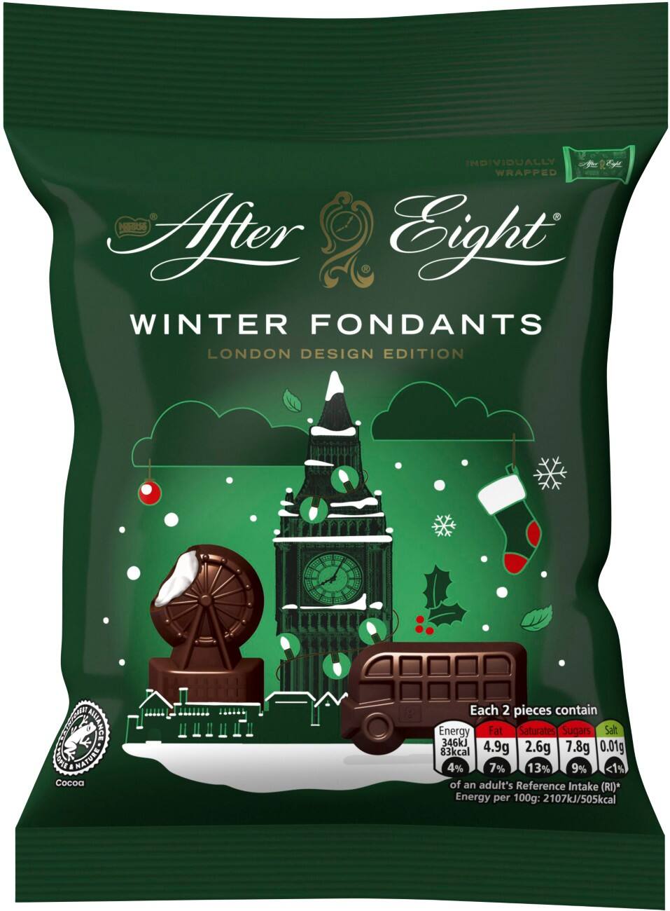 After Eight Icon Shapes Winter Pralines 57g