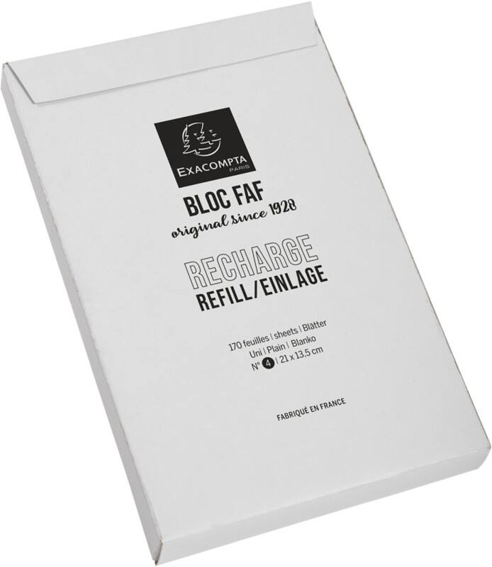 Exacompta FAF Desk Pad Refill Plain White 340 Pages