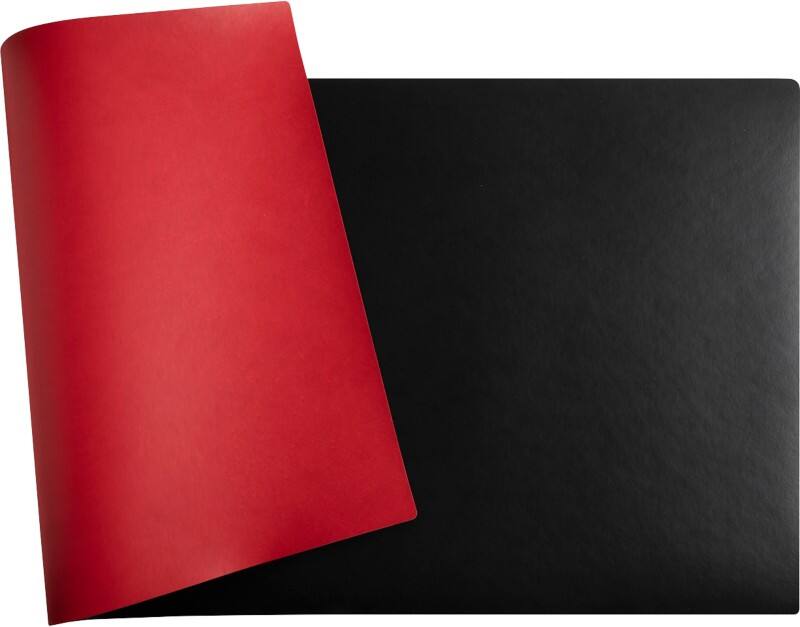 Exacompta Home Office Desk Mat PU (Polyurethane) Black, Red 35 x 60 cm