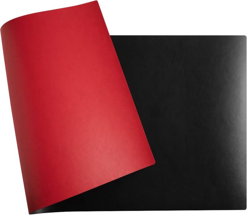 Exacompta Home Office Desk Mat PU (Polyurethane) Black, Red 40 x 80 cm
