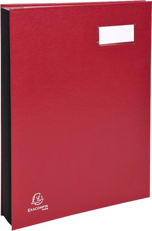 Exacompta Signature Book A4 Burgundy 24124E 24 (W) x 1.7 (D) x 32.7 (H) cm