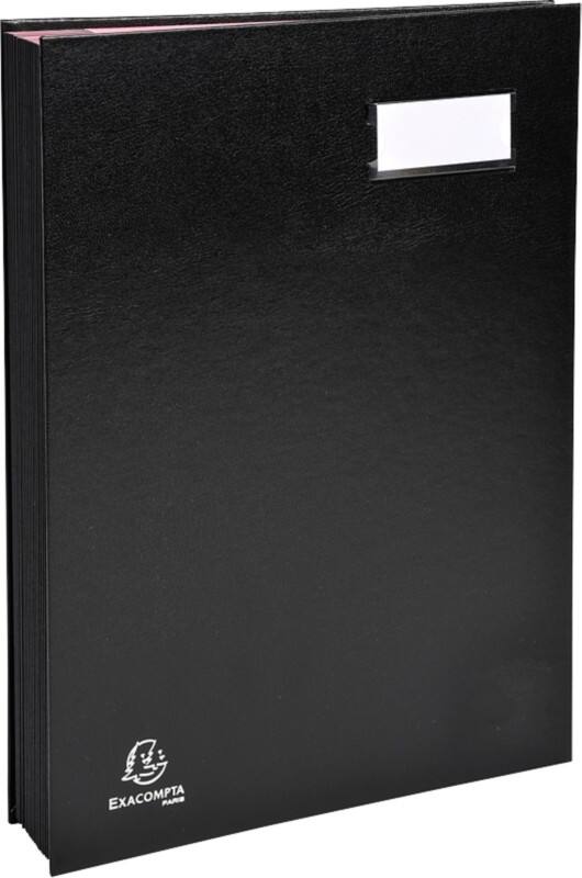 Exacompta Signature Book A4 Black 24211E 24 (W) x 2.5 (D) x 32.7 (H) cm