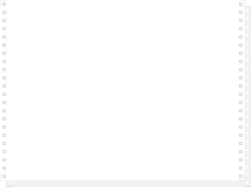 Exacompta Listing Paper 70 gsm White Pack of 1000