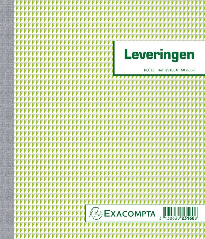 Exacompta Delivery Invoice Book 23160X Dutch Text Duplicate Pack of 10