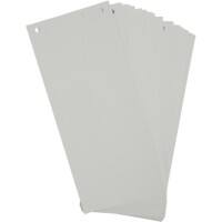 Exacompta Forever Blank Divider Strips 105 x 240 mm Grey Card 13485B Pack of 1200