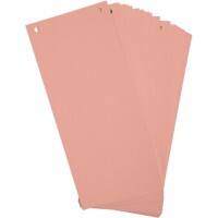 Exacompta Forever Blank Divider Strips 105 x 240 mm Pink Card 13435B Pack of 1200