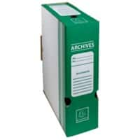 Exacompta Filing Box 261003H Green 35 x 10 x 25 cm Cardboard Pack of 50