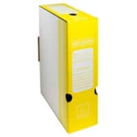 Exacompta Filing Box 261006H Yellow 35 x 10 x 25 cm Cardboard Pack Of 50