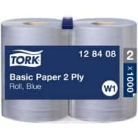 Tork W1 Universal Wiping Paper 2 Ply 1000 Sheets Pack of 2